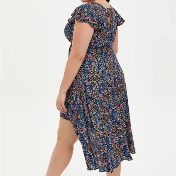 NWT Torrid  Sixe 2X [18-20] Floral midi walk through Romper Dress - Picture 2 of 6